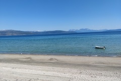 Vue depuis la maison à Laukvik