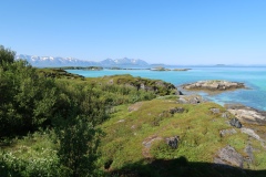 Vue depuis la maison à Skrolsvik