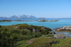 Vue depuis la maison à Skrolsvik