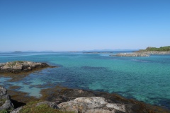 Vue depuis la maison à Skrolsvik